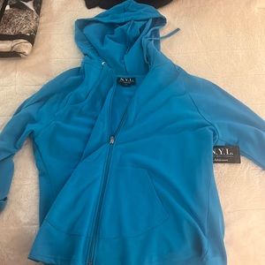 Blue jacket never wore